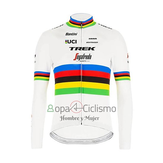 Uci Mondo Campione Trek Segafrojooropa Ciclismo Culotte Largo 2020 Hombre Mangas Largas 